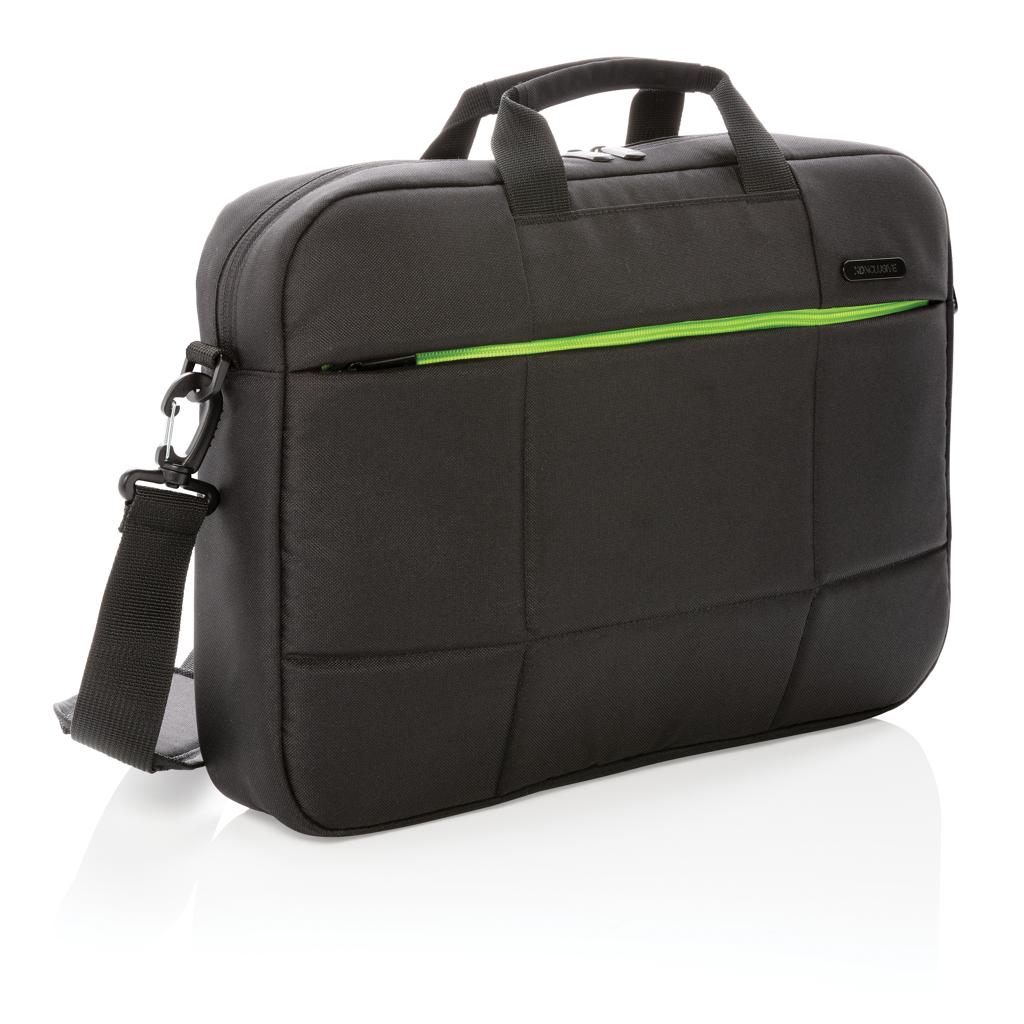 Advertising Executive laptop bags - Sacoche 100% RPET pour ordinateur 15,6