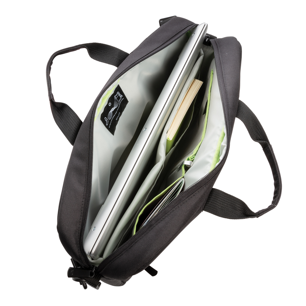 Advertising Executive laptop bags - Sacoche 100% RPET pour ordinateur 15,6