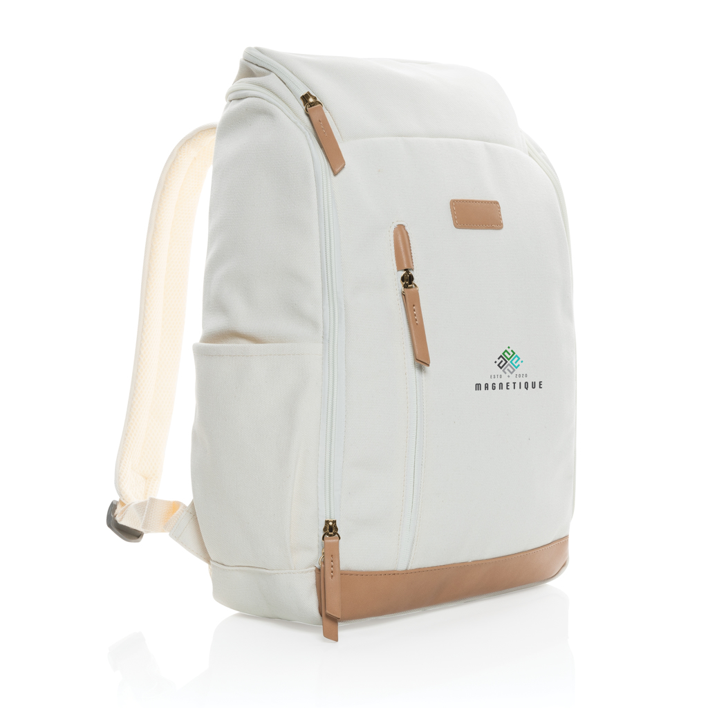 Impact Aware 16 Oz. Recycled Canvas 15in Laptop Backpack