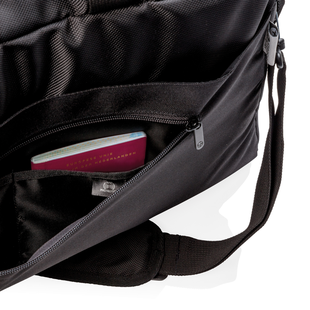 Advertising Sports bags - Sac de sport avec ouverture type valise Swiss Peak anti RFID - 7