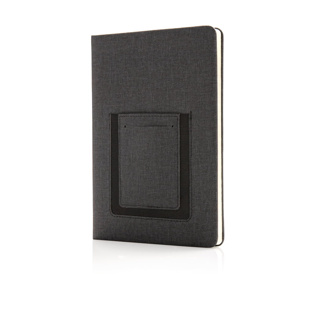 Advertising Basic notebooks - Carnet de notes A5 avec pochette téléphone