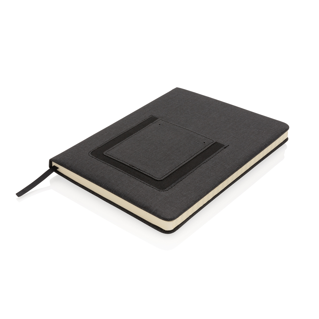Advertising Basic notebooks - Carnet de notes A5 avec pochette téléphone - 4