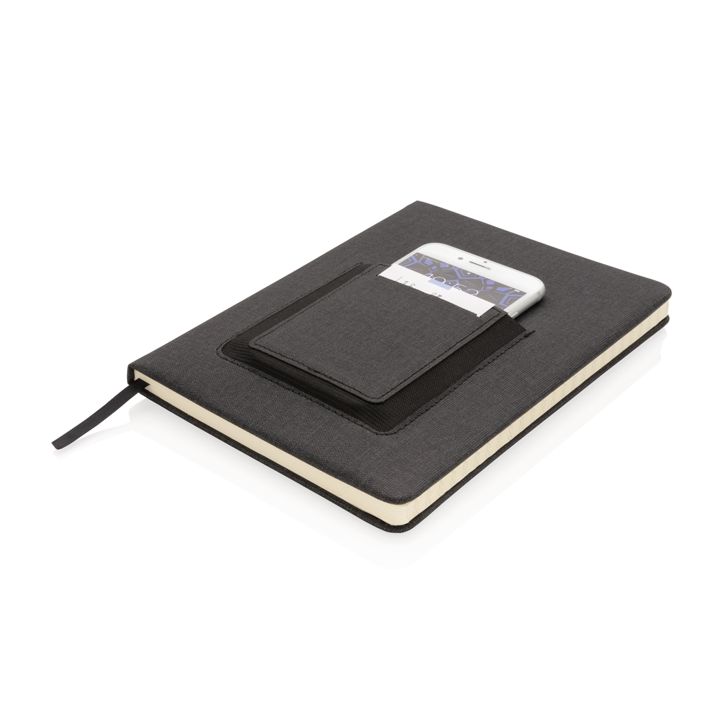 Advertising Basic notebooks - Carnet de notes A5 avec pochette téléphone - 5