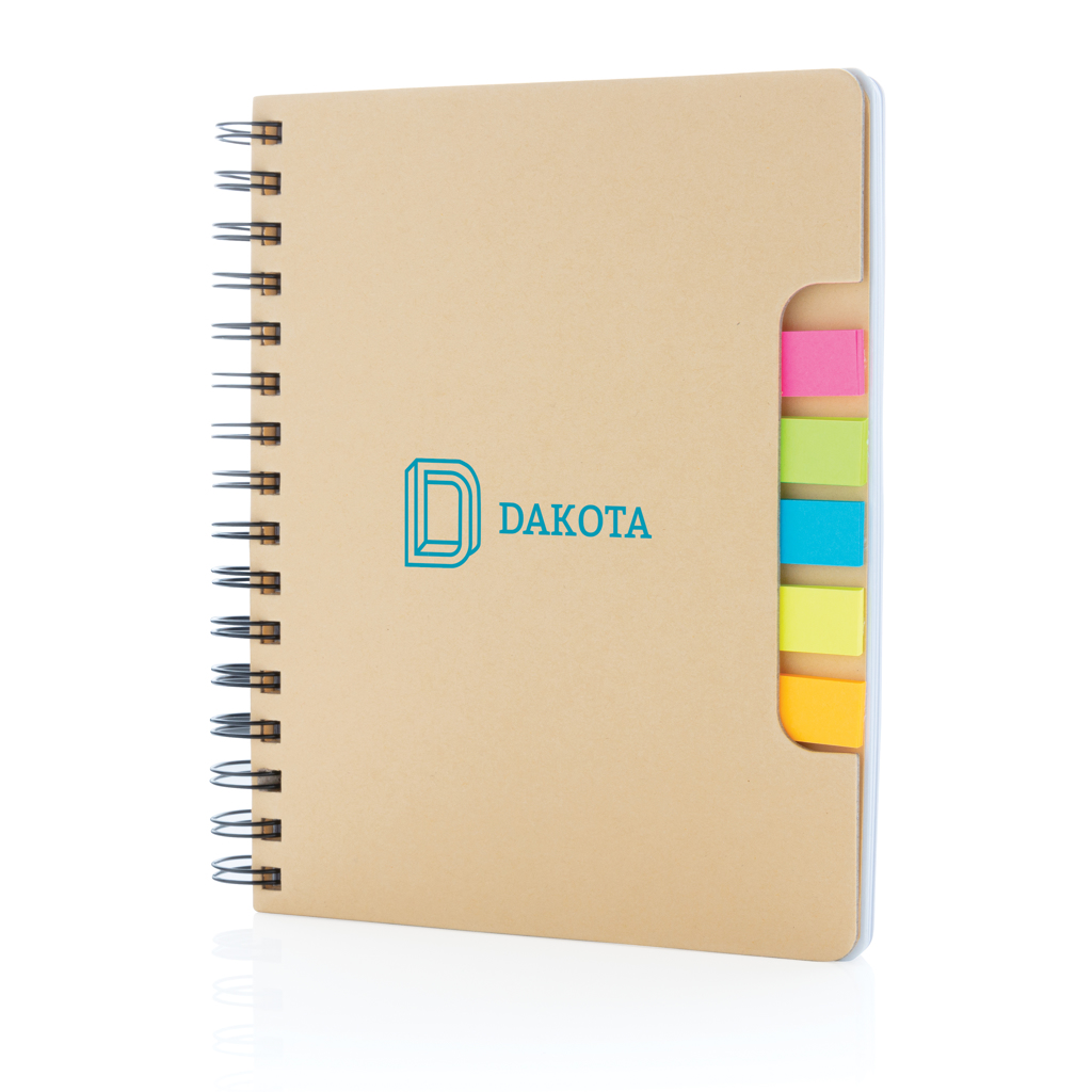 Advertising Basic notebooks - Carnet de notes A5 Kraft avec notes autocollantes - 7