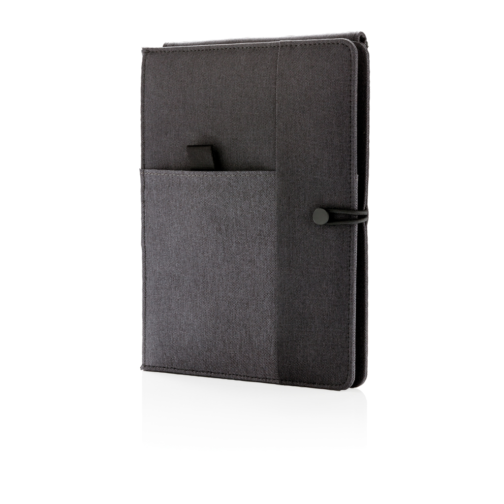 Executive Notebooks - Housse à carnet Kyoto avec 5W chargeur à induction