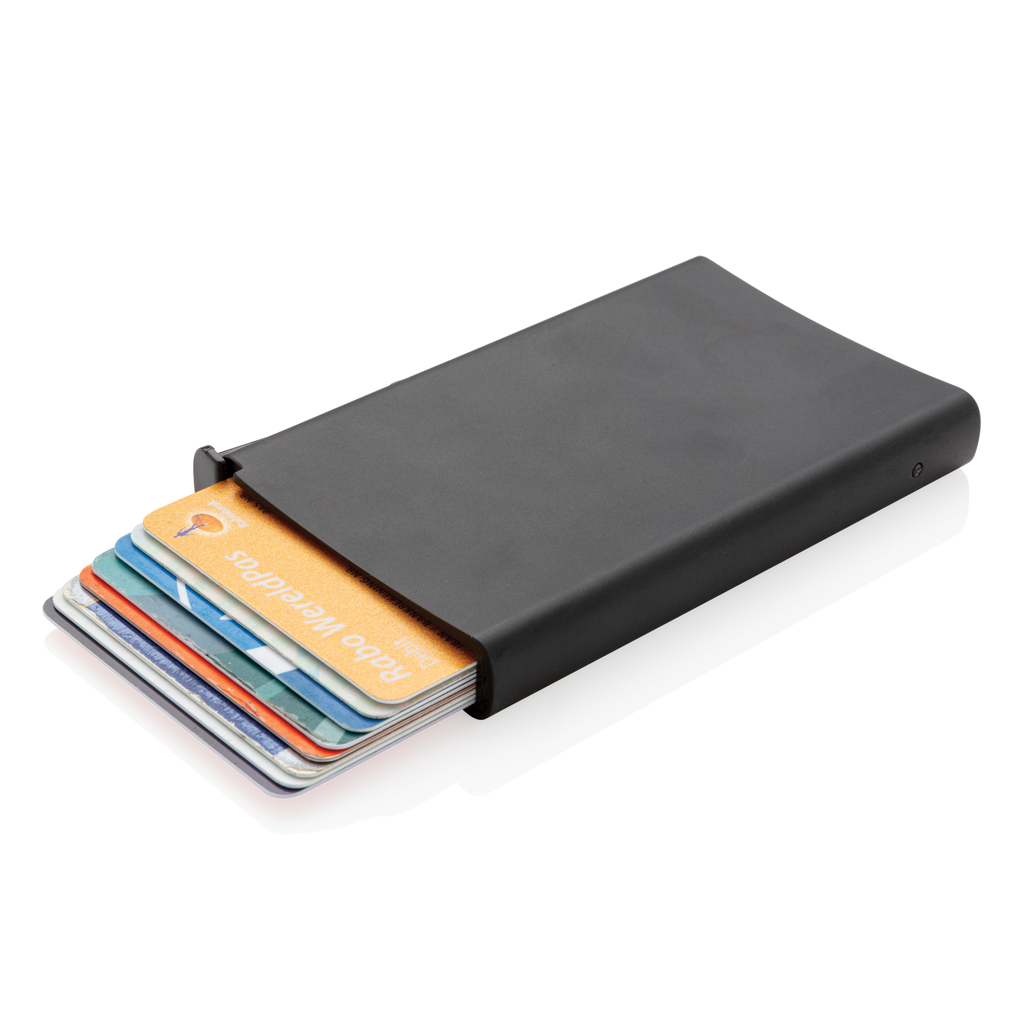Protection RFID et anti vol publicitaires - Porte cartes anti-RFID en aluminium