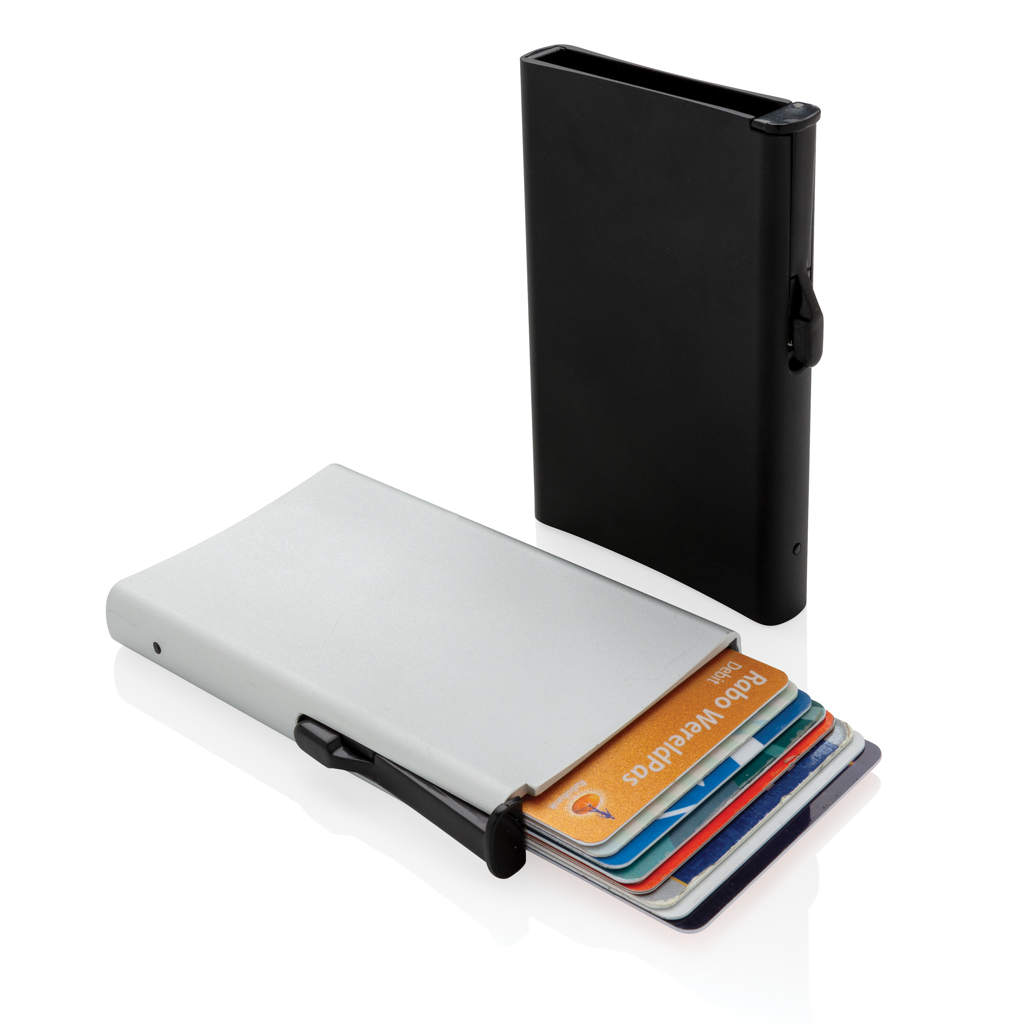 Protection RFID et anti vol publicitaires - Porte cartes anti-RFID en aluminium - 5