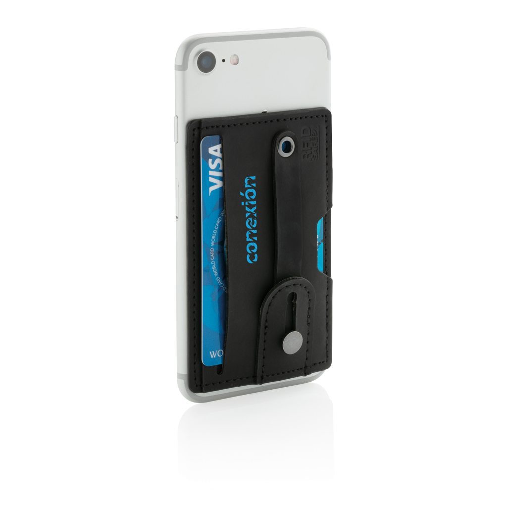 Gadgets mobiles publicitaires - Porte cartes téléphone 3 en 1 - 6