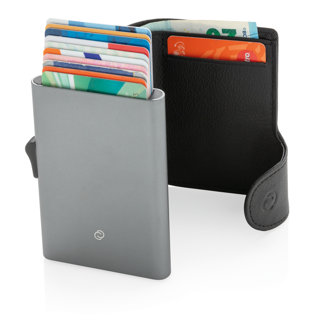 Protection RFID et anti vol publicitaires - Porte-cartes et portefeuille XL anti RFID C-Secure - 2