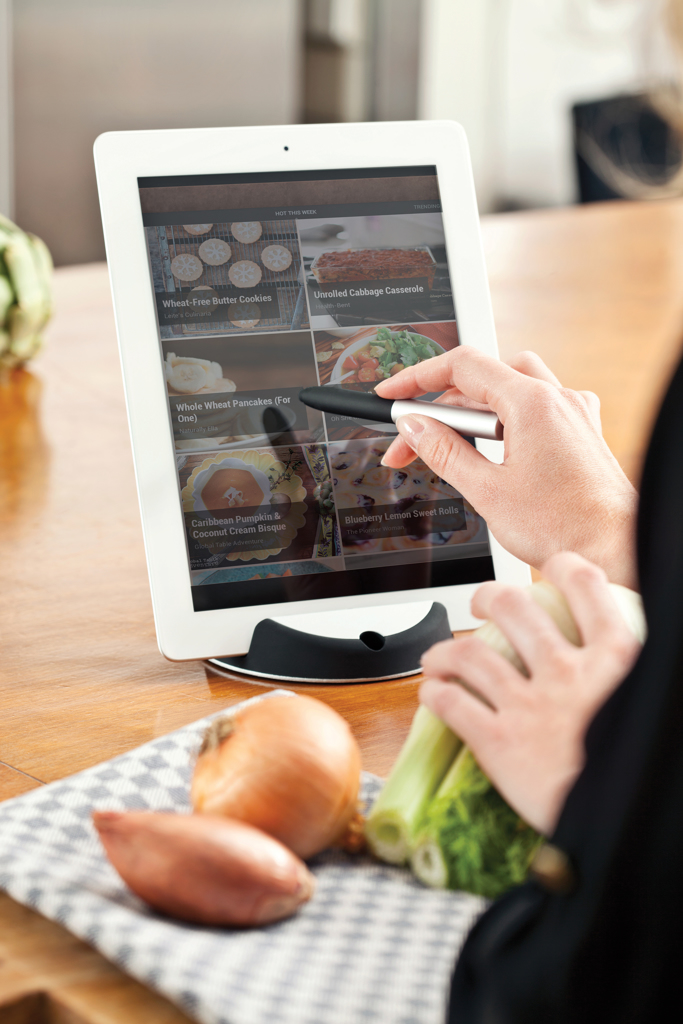 Accessoires cuisine publicitaires - Support à tablette avec stylet Chef - 7