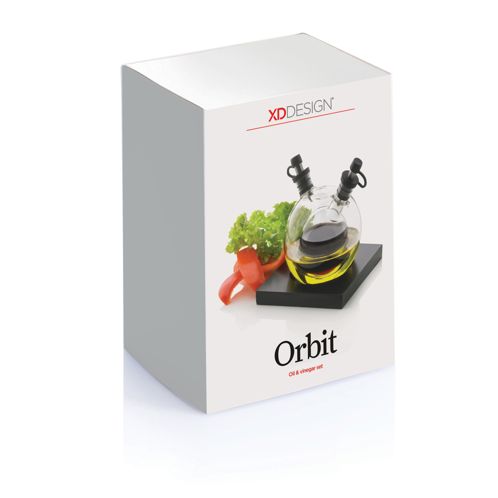 Accessoires cuisine publicitaires - Set huile et vinaigre Orbit - 4