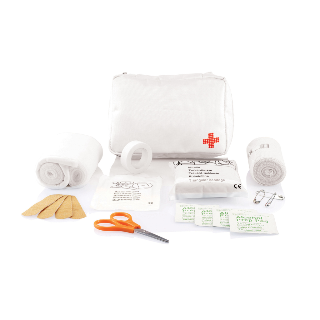 Advertising First Aid & Safety - Kit de premiers soins de la taille d’une enveloppe - 6