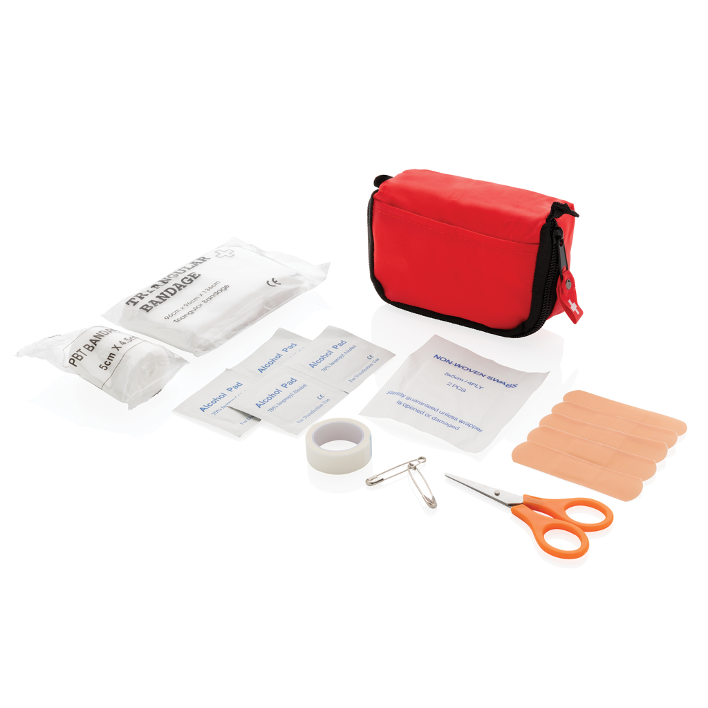 Advertising First Aid & Safety - Set de premiers secours dans une pochette