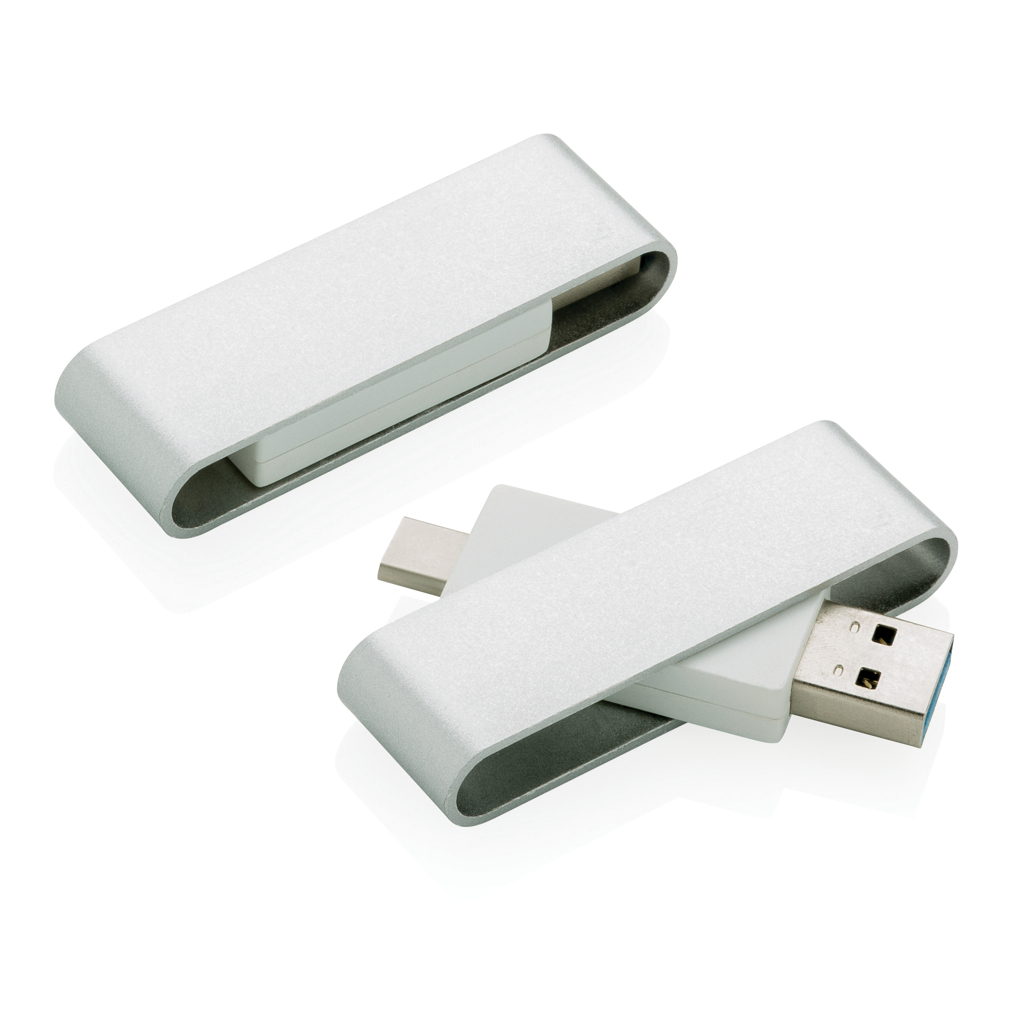 Clés USB publicitaires - Clé USB avec type C Pivot