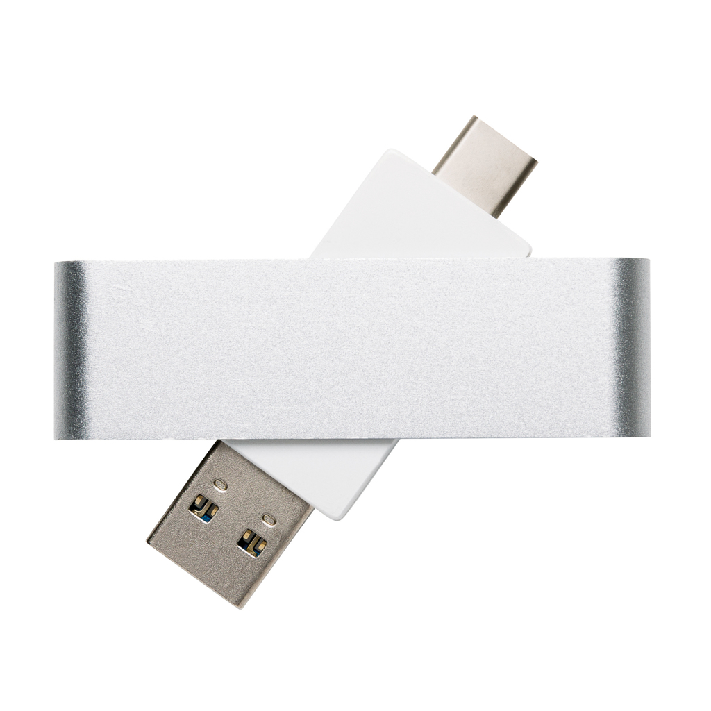 Clés USB publicitaires - Clé USB avec type C Pivot - 5