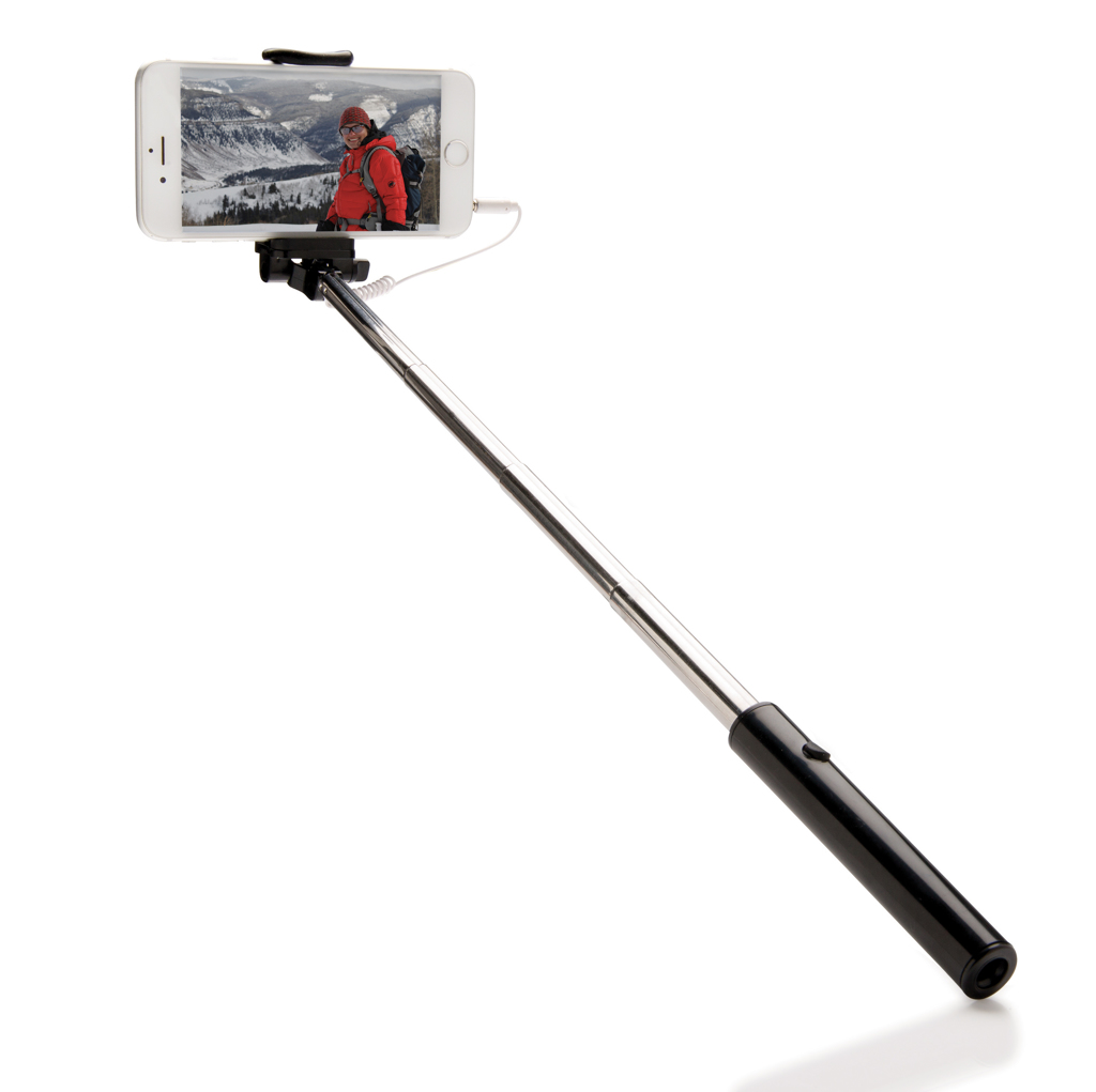 Gadgets mobiles publicitaires - Perche à selfie de poche premier prix