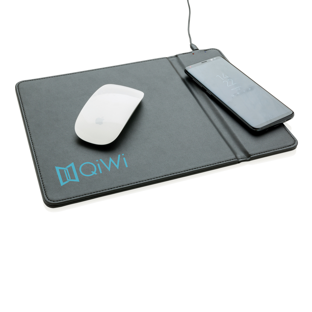 Chargeurs sans fil publicitaires - Tapis de souris avec chargeur à induction 5W - 8