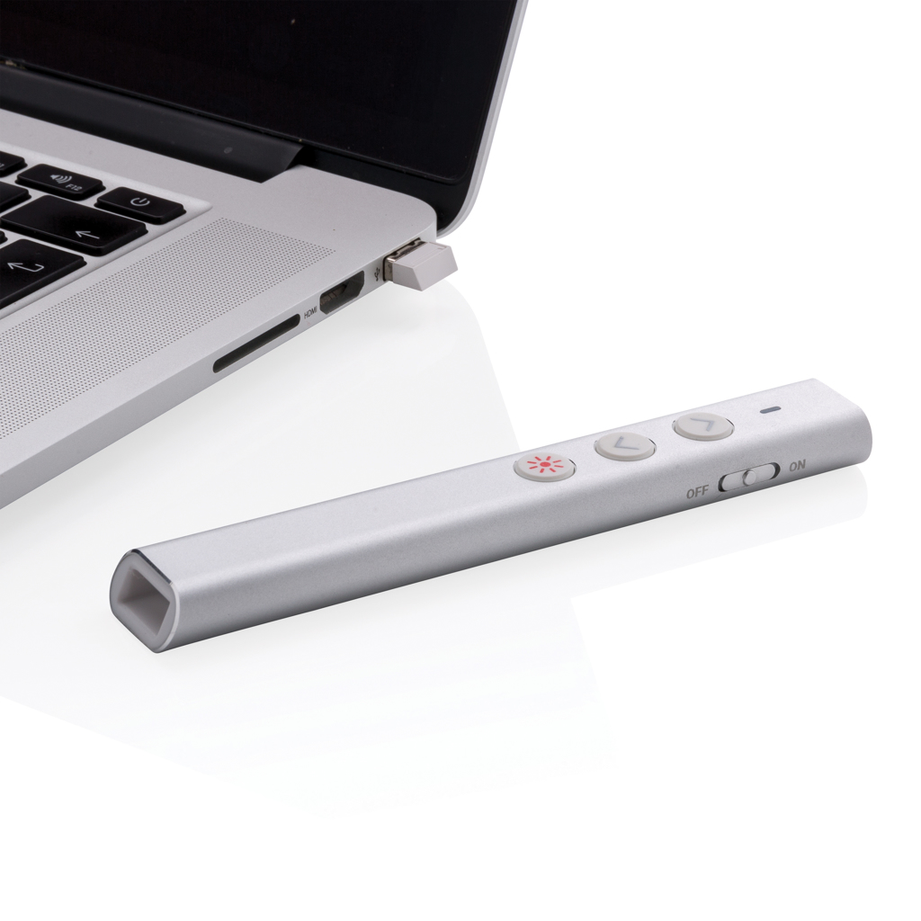 Pointeurs & présentateurs laser publicitaires - Télécommande de présentation rechargeable USB - 2