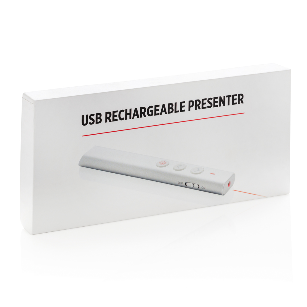 Pointeurs & présentateurs laser publicitaires - Télécommande de présentation rechargeable USB - 6