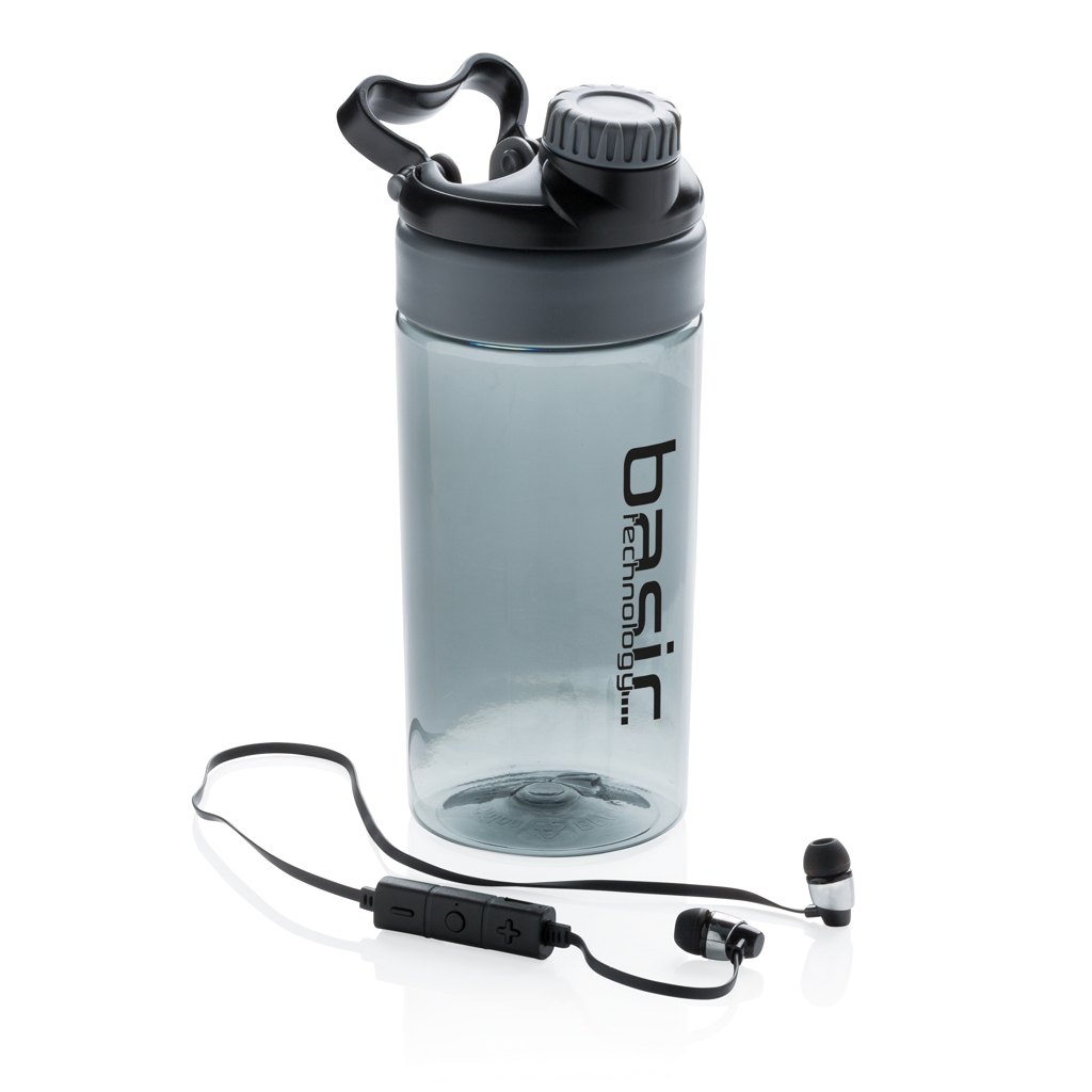 Advertising Tech Beverage Items - Leak-proof bottle with wireless headphones - 8