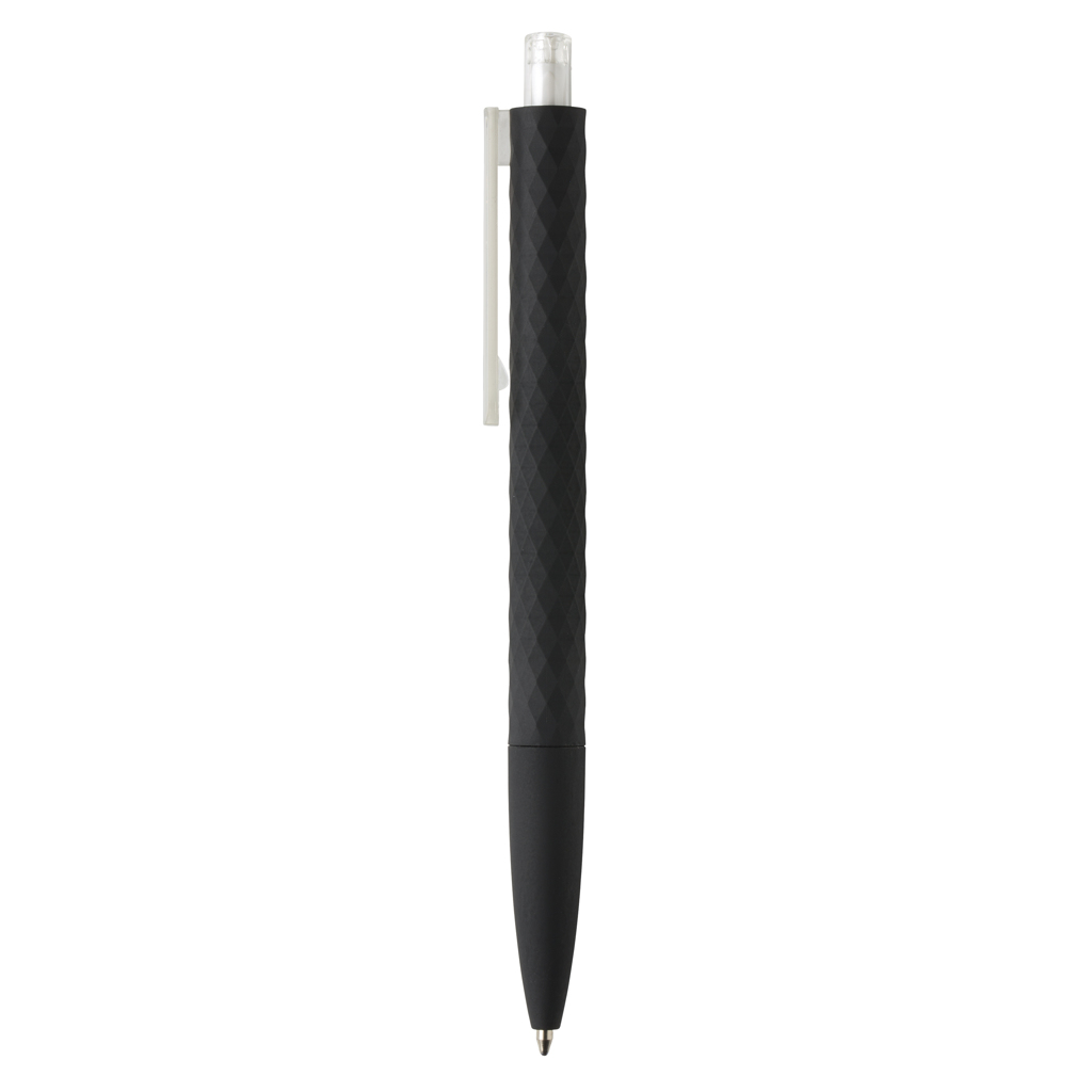 Advertising Plastic pens - Stylo X3 finition gomme noire - 2