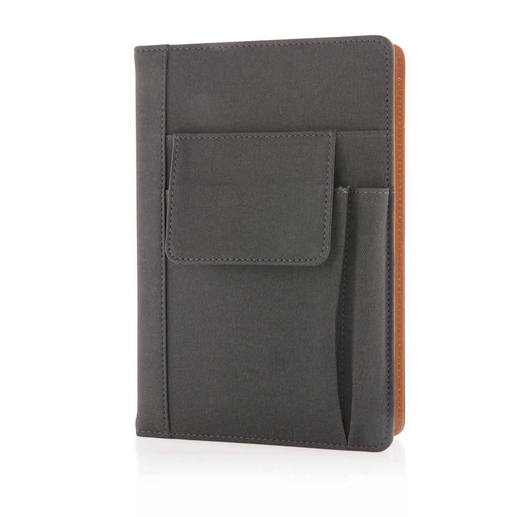 Advertising Executive Notebooks - Carnet de notes avec pochette pour téléphone - 1