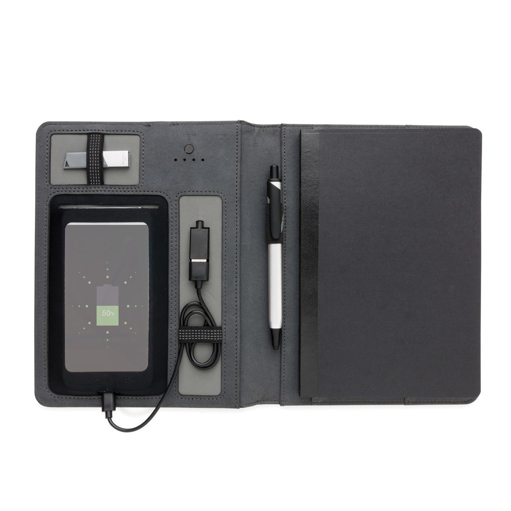 Advertising Executive Notebooks - Carnet de notes avec batterie de secours 3000mAh - 3