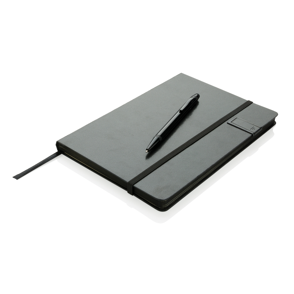 Advertising Executive Notebooks - Carnet de notes A5 avec clé USB 8Go et stylet - 1