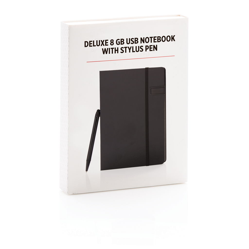 Advertising Executive Notebooks - Carnet de notes A5 avec clé USB 8Go et stylet - 5