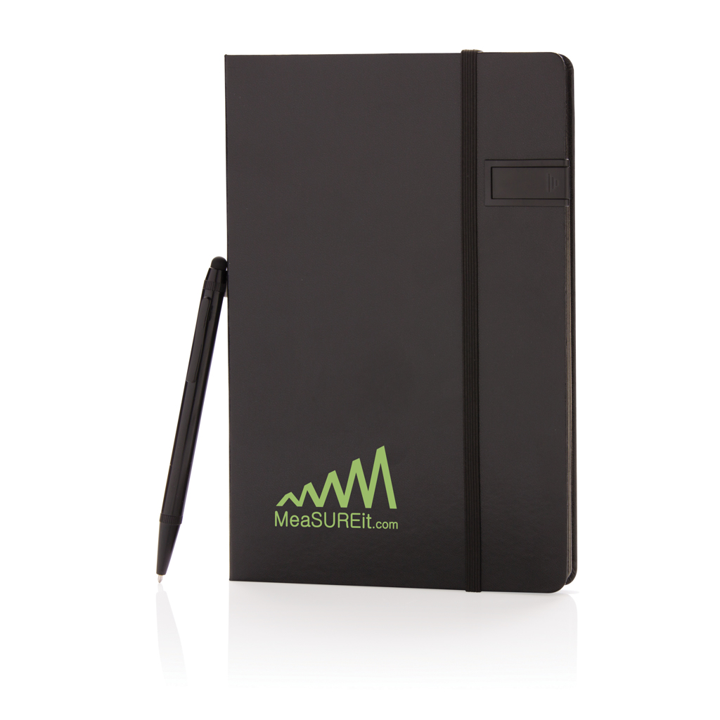 Advertising Executive Notebooks - Carnet de notes A5 avec clé USB 8Go et stylet - 6