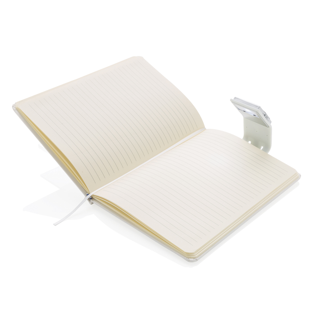 Advertising Basic notebooks - Carnet de notes A5 avec marque-page LED - 2