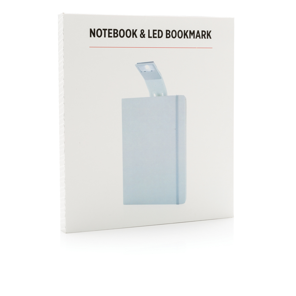 Advertising Basic notebooks - Carnet de notes A5 avec marque-page LED - 5
