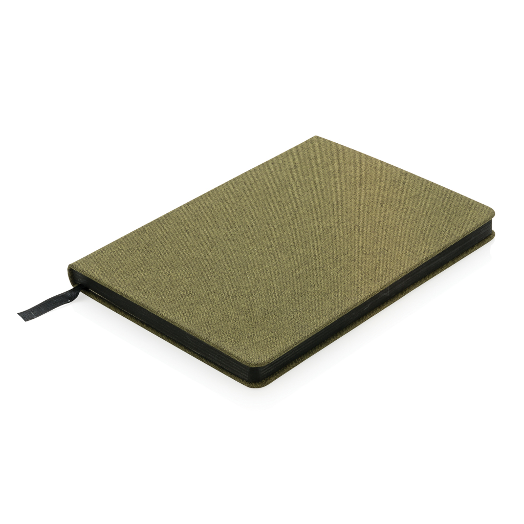 Advertising Executive Notebooks - Carnet de notes B6 avec bord noir et finition tissu - 1