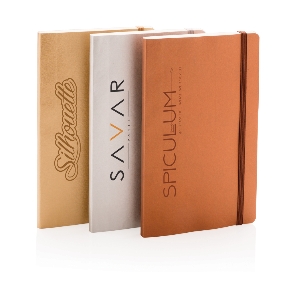 Advertising Executive Notebooks - Carnet de notes avec couverture métallisée souple - 5