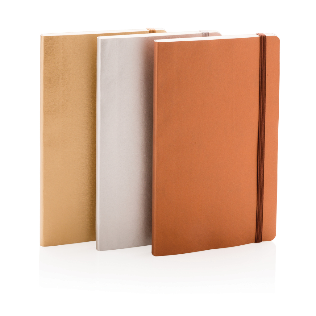 Advertising Executive Notebooks - Carnet de notes avec couverture métallisée souple - 6