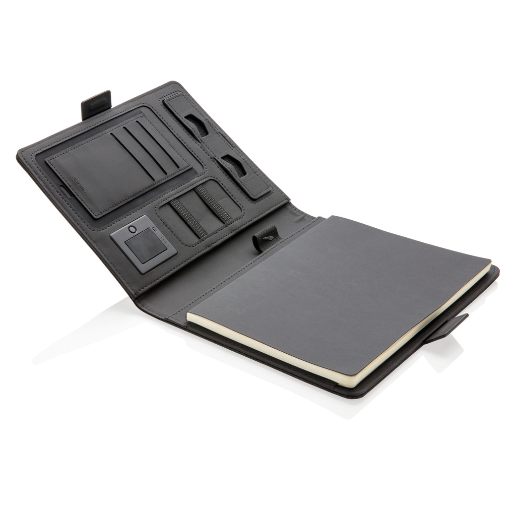 Advertising Executive Notebooks - Housse à carnet A5 avec chargeur à induction Air - 4